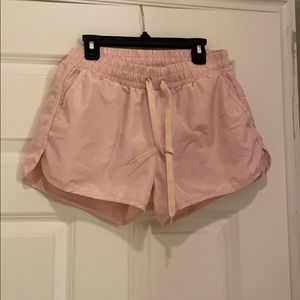 Zyia light pink bomber shorts